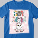 Cat Mom - Pinky Style - Personalized Cat T-shirt