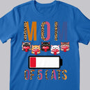 Mom Of Cats - Energy Charger - Personalized Cat T-shirt