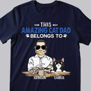 This Amazing Cat Dad Belongs To - Personalized Cat T-shirt