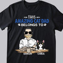 This Amazing Cat Dad Belongs To - Personalized Cat T-shirt