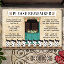 Pawzity Personalized Doormat, Gifts For Cat Lovers, Please Remember We Live Here Front Door Mat