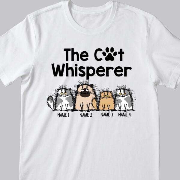 The Cat Whisperer - Fluffy Cat - Personalized Cat T-shirt