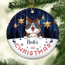 Christmas - Starry Night - Personalized Cat Christmas Ornament