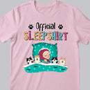 Official Sleepshirt, Old Lady With Her Dogs & Cats, Personalized Dog & Cat Lovers T-shirt