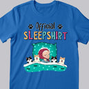 Official Sleepshirt, Old Lady With Her Dogs & Cats, Personalized Dog & Cat Lovers T-shirt