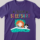 Official Sleepshirt, Girl And Her Cats, Personalized Cat Breeds T-shirt, Gift For Cat Lovers