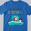 Official Sleepshirt, Old Lady With Her Cats, Personalized Cat Breeds T-shirt, Gift For Cat Lovers