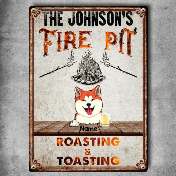 Pawzity Metal Camping Signs, Gifts For Pet Lovers, Fire Pit Roasting & Toasting