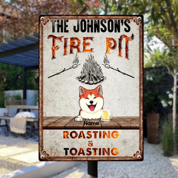 Pawzity Metal Camping Signs, Gifts For Pet Lovers, Fire Pit Roasting & Toasting