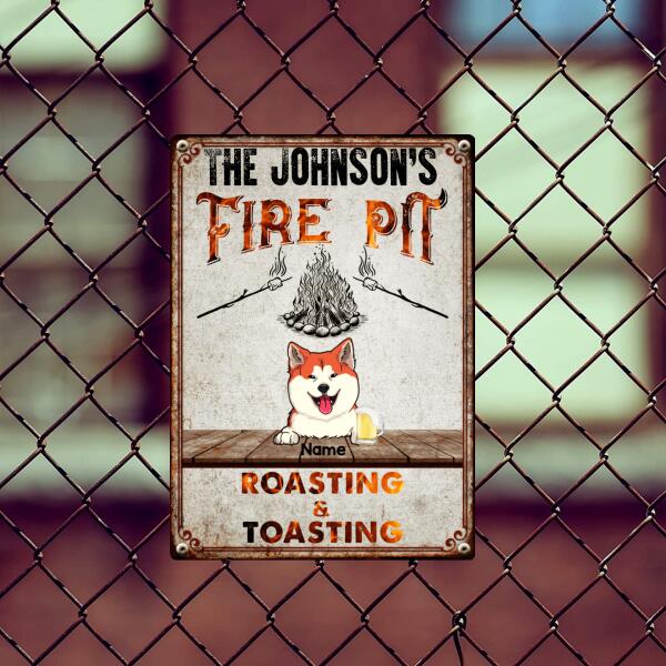 Pawzity Metal Camping Signs, Gifts For Pet Lovers, Fire Pit Roasting & Toasting