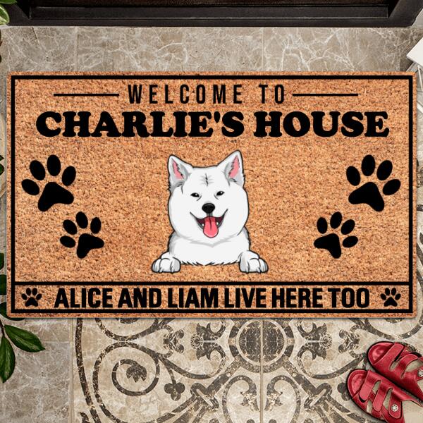 Pawzity Welcome Mat, Gifts For Dog Lovers, Welcome Home Outdoor Door M