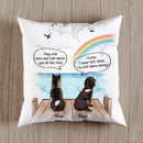 They Still Miss And Talk To You All The Time, Pet Memorial, Personalized Dog & Cat Pillow, Gifts For Loss Of Pet