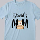 Dog's Mom, Dog In The Box, Custom Dog Name, Personalized Dog Breeds T-shirt, T-shirt For Dog Lovers