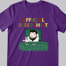 Official Sleepshirt, Man & Pet, Personalized Dog & Cat T-shirt, Gift For Him, T-shirt For Pet Lovers