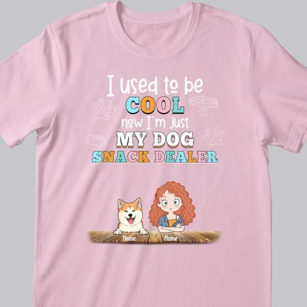 I Used To Be Cool Now I'm Just My Dogs Snack Dealer, Personalized Dog Breeds T-shirt, Gifts For Dog Lovers