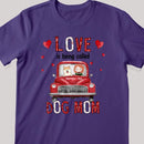 Love Is Being Called Dog Mom, Girl & Dog, Vintage Car T-shirt, Personalized Dog Breeds T-shirt, Gifts For Dog Lovers