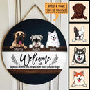 Pawzity Welcome Door Signs, Gifts For Dog Lovers, Welcome-ish Depends On Who You Are And How Much You Like Dogs , Dog Mom Gifts