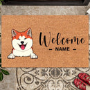 Pawzity Custom Doormat, Gifts For Dog Lovers, Dog Welcome Mat, Personalized Housewarming Gifts