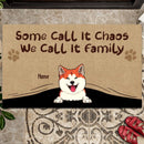 Pawzity Personalized Doormat, Gifts For Dog Lovers, Some Call It Chao And We Call It Family Front Door Mat