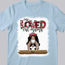 One Loved Cat Mama, Girl & Cats, Personalized Cat Breeds T-shirt, T-shirt For Cat Lovers, Cat Moms Gifts