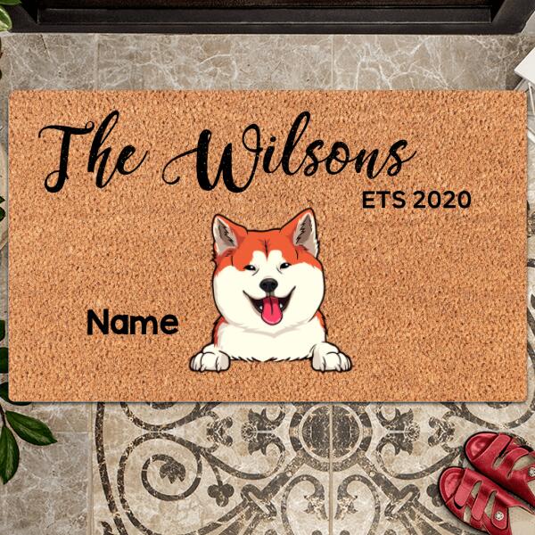 Pawzity Custom Doormat, Gifts For Pet Lovers, My Family Personalized Housewarming Gifts