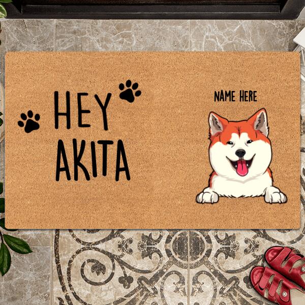 Pawzity Custom Doormat, Gifts For Dog Lovers, Hey Dood Personalized Housewarming Gifts