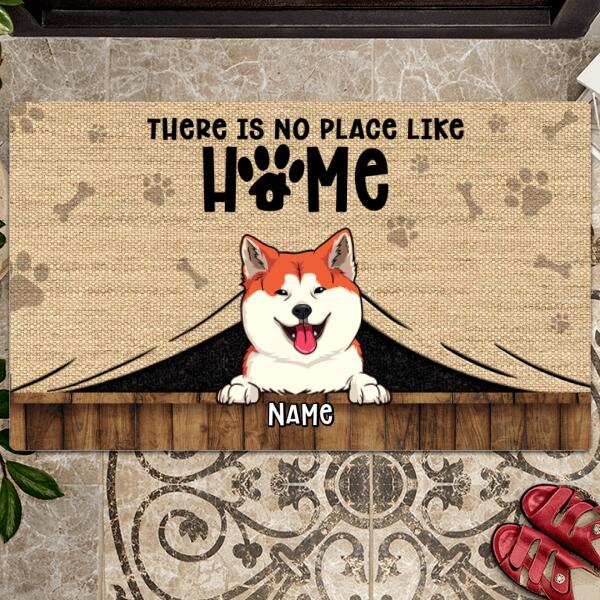 Pawzity Personalized Doormat, Gifts For Pet Lovers, There Is No Place Like Home Front Doot Mat