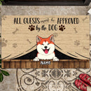 Pawzity Dog Welcome Mat, Gifts For Dog Lovers, All Guests Must Be Approved By The Dog Outdoor Door Mat
