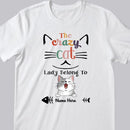 The Crazy Cat Lady Belong To, Personalized Cat Breed T-shirt, Gifts For Cat Moms, T-shirt For Cat Lovers