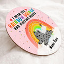 Pawzity Custom Wood Signs, Gifts For Cat Lovers, I Wish The Rainbow Bridge Had Visiting Hours , Cat Mom Gifts