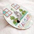 Pawzity Custom Wood Signs, Gifts For Cat Lovers, Stay Classy, Personalized Housewarming Gifts , Cat Mom Gifts