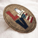 Pawzity Custom Wooden Signs, Gifts For Cat Lovers, Love American Style Personalized Housewarming Gifts , Cat Mom Gifts