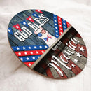 4th Of July Sign, Gifts For Cat Lovers, God Bless Meowica Custom Wood Signs, Personalized Housewarming Gifts , Cat Mom Gifts