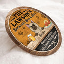 Pawzity Backyard Bar & Grill Sign, Gifts For Cat Lovers, Proudly Serving Whatever You Brought Custom Wood Signs , Cat Mom Gifts