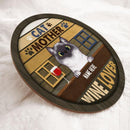 Pawzity Custom Wooden Signs, Gifts For Cat Lovers, Cat Mother Wine Lover, Personalized Housewarming Gifts , Cat Mom Gifts