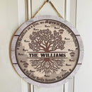 Pawzity Personalized Family Sign, Gifts For Family, Our Roots Remain The Same Custom Wood Signs