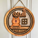 Pawzity Custom Wooden Signs, Gifts For Cat Lovers, Cats Are Just Little People In Fur Coats , Cat Mom Gifts