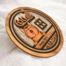 Pawzity Custom Wooden Signs, Gifts For Cat Lovers, Cats Are Just Little People In Fur Coats , Cat Mom Gifts