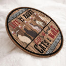 Pawzity Custom Wood Signs, Gifts For Cat Lovers, Life Is About Cute Cats And Good Wine, Personalized Housewarming Gifts , Cat Mom Gifts