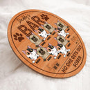 Pawzity Daddy's Bar Sign, Custom Wooden Signs, No One Gets Out Sober Cat