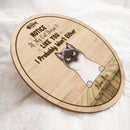 Pawzity Welcome Door Signs, Grumpy Cats Custom Wooden Signs, Notice If My Cat Doesn't Like You , Cat Mom Gifts