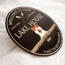 Pawzity Welcome To Our Lake House Signs, Gifts For Dog Lovers, Make The Best Moment Good Times Good Friends , Dog Mom Gifts