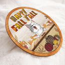 Pawzity Happy Fall Y'all Signs, Gifts For Cat Lovers, Fall Front Door Decor , Cat Mom Gifts