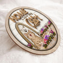 Pawzity Welcome Sign For Front Door, Gifts For Cat Lovers, Home Is Where My Cats Are , Cat Mom Gifts