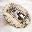 Pawzity Welcome Door Sign, Fluffy Cats Custom Wooden Signs, Hope You Like Cats , Cat Mom Gifts