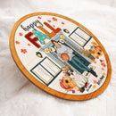 Pawzity Fall Welcome Signs, Custom Wooden Signs, Happy Fall Front Door Decor