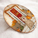 Pawzity Fall In Love Sign, Gifts For Cat Lovers, Pumpkin Harvest Season Welcome Door Signs , Cat Mom Gifts