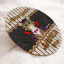 Halloween Welcome Door Signs, Custom Wooden Signs, Home Sweet Haunted Home