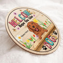 Pawzity Welcome Door Signs, Gifts For Dog Lovers, Hope You Like Dogs Custom Wooden Signs , Dog Mom Gifts