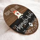 Pawzity Custom Wooden Signs, Gifts For Dog Lovers, Hope You Like Animals And Kids Because It's A Zoo In Here , Dog Mom Gifts